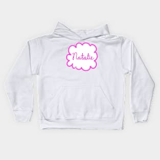 Natalie. Female name. Kids Hoodie